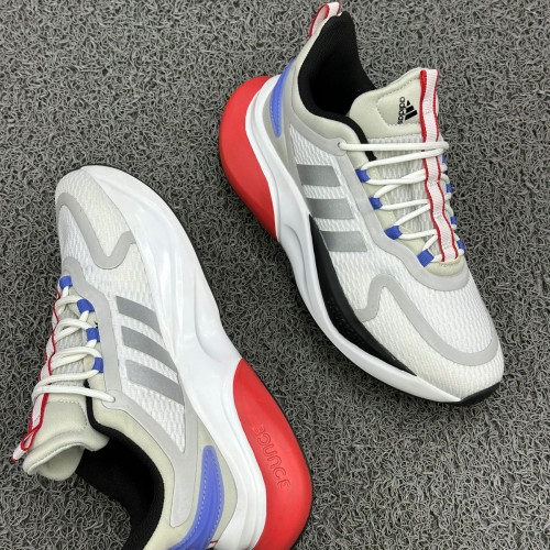 ADIDAS HYBRID GRIS AZUL ROJO HOMBRE