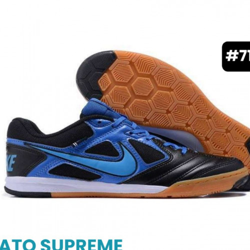 NIKE GATO NEGRO AZUL CAFE FUTSAL DAMA