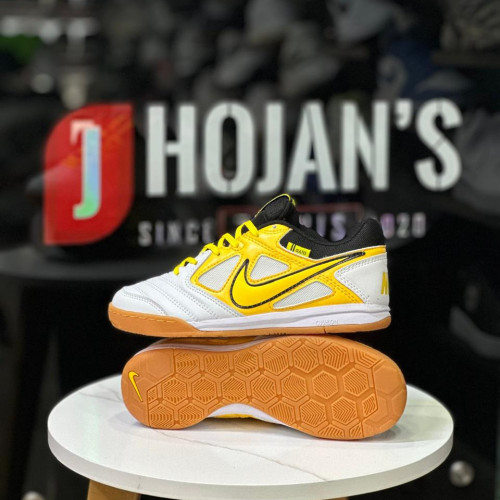 NIKE GATO SB BLANCA AMARILLA NEGRA FUTSAL DAMA