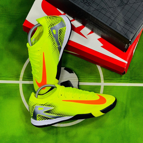 NIKE MERCURIAL AIR VERDE NARANJA FUTSAL HOMBRE